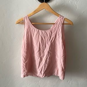 Pink silk Chanel top